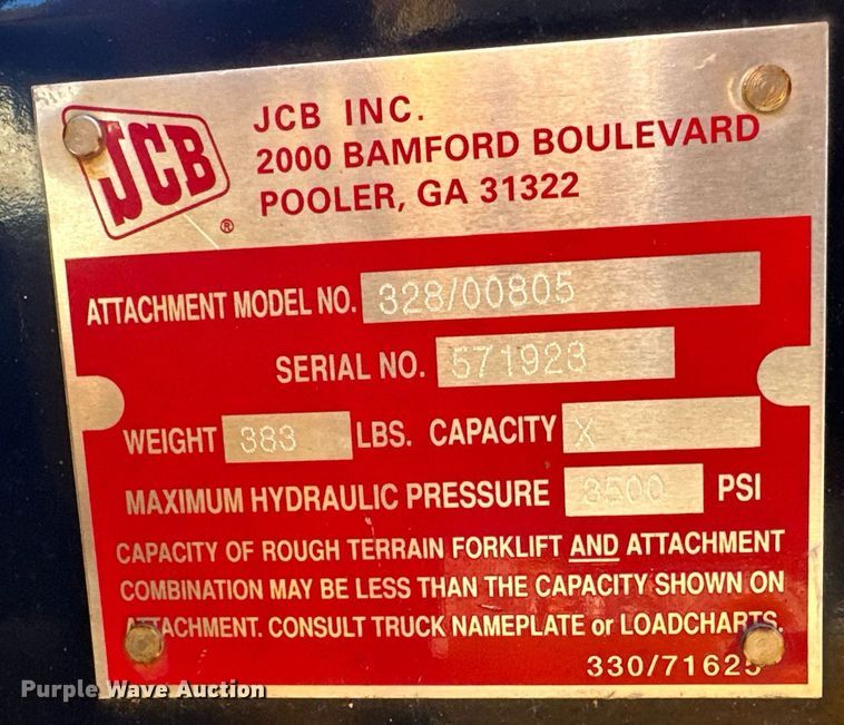 image for item NO9480 2004 JCB 212SU landscape tractor