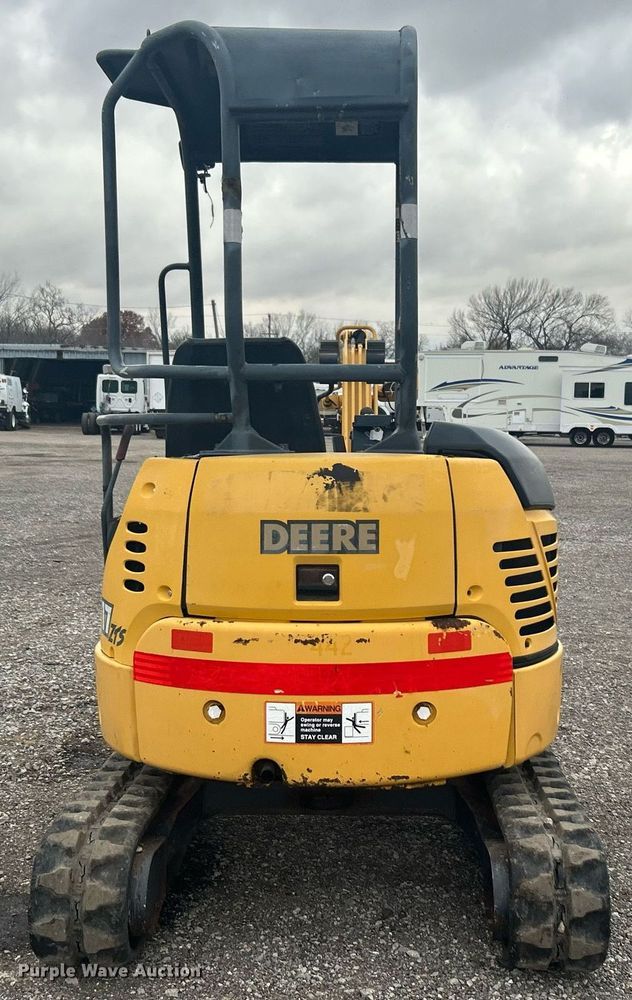 image for item OM9196 2005 John Deere 17 ZTS  mini excavator