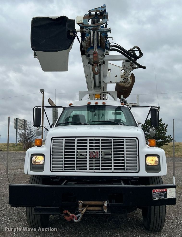 image for item OM9199 1998 GMC C8500 digger derrick truck