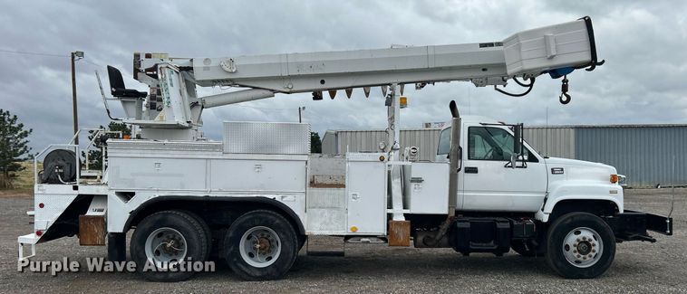image for item OM9199 1998 GMC C8500 digger derrick truck