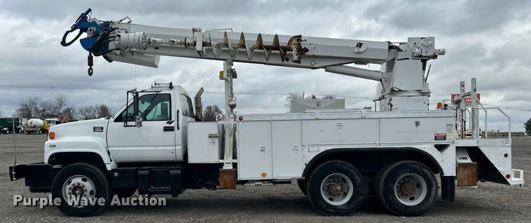 image for item OM9199 1998 GMC C8500 digger derrick truck
