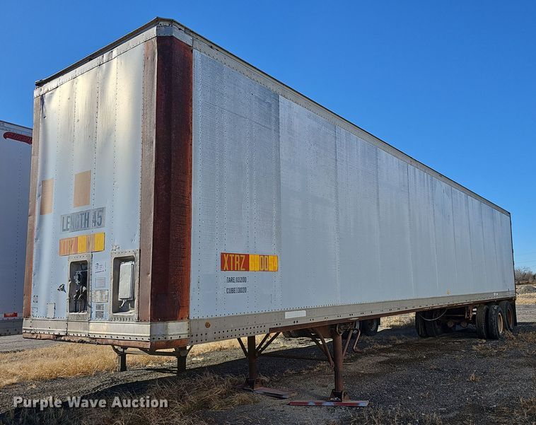 image for item DR5922 1984 Dorsey SS01454TS  dry van trailer