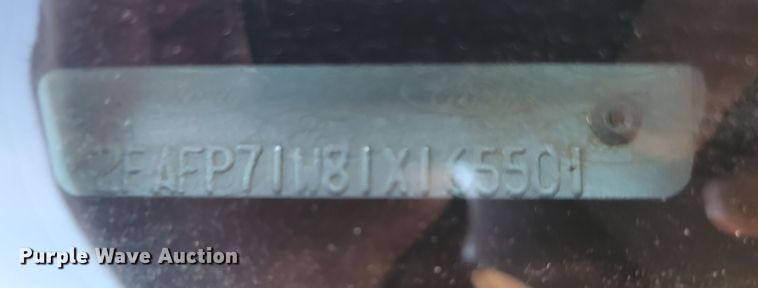 image for item KU9021 2001 Ford Crown Victoria Police Interceptor