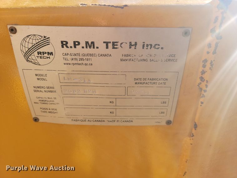 image for item KU9055 2011 RPM Tech  Snow Blower