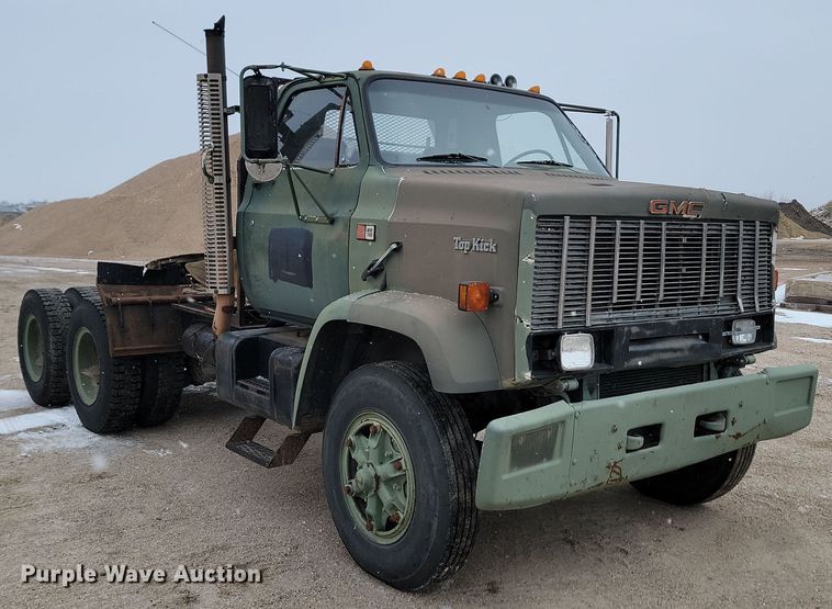 image for item KU9072 1984 GMC ME6500  semi truck