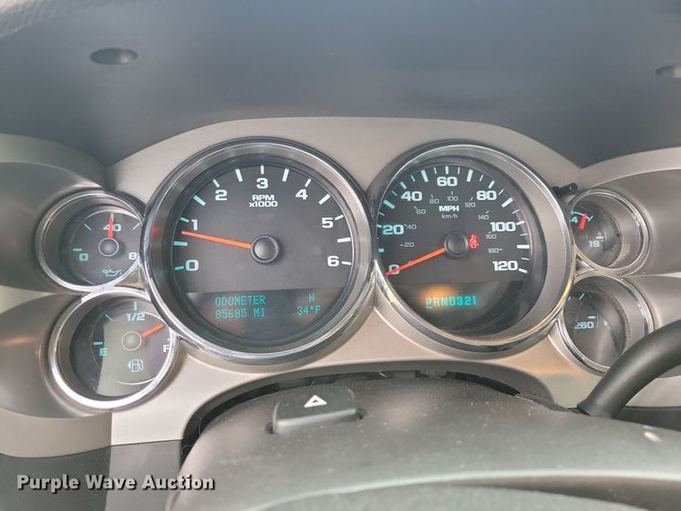 image for item LC9388 2013 Chevrolet Silverado 1500  Ext. Cab pickup truck