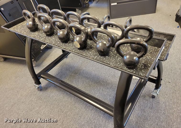 image for item LC9421 (18) PowerMax kettlebell weights