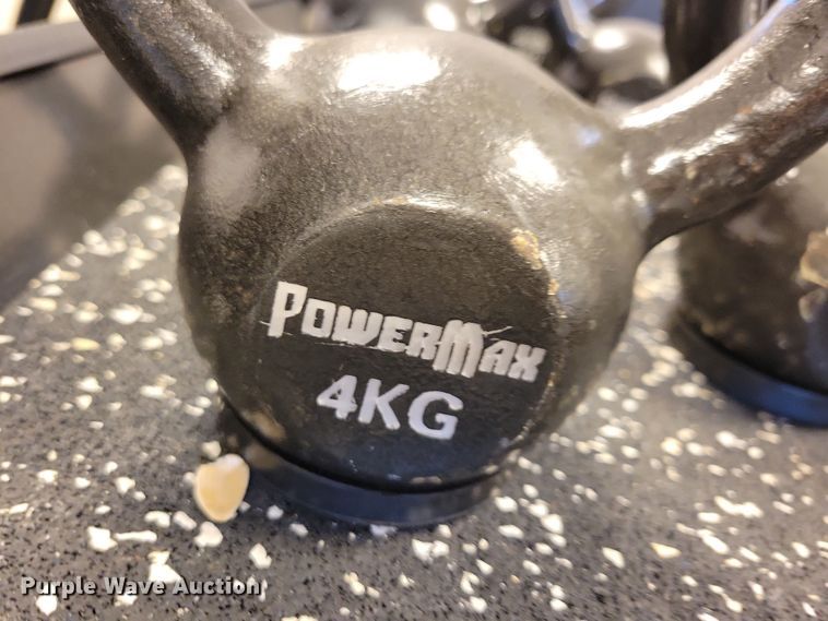 image for item LC9421 (18) PowerMax kettlebell weights