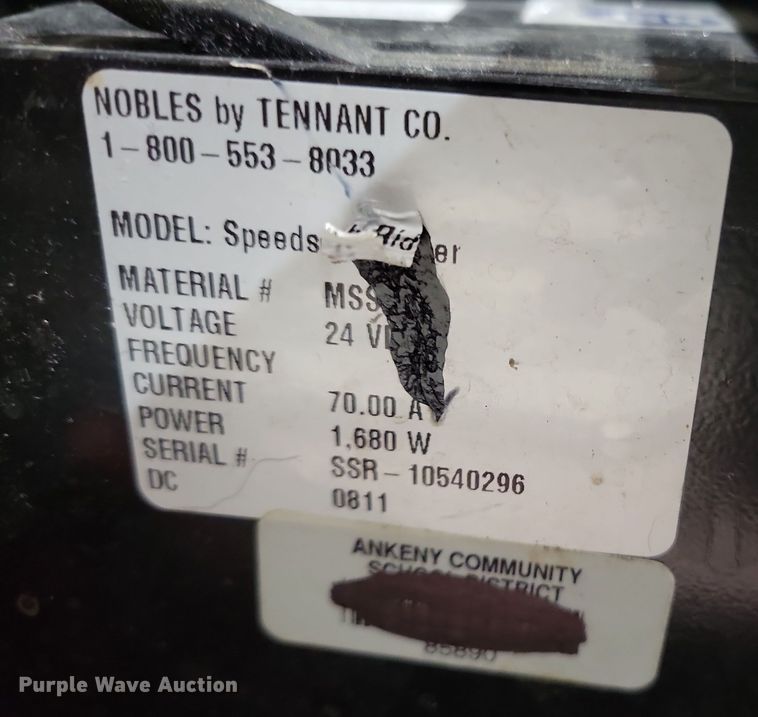 image for item LC9437 Nobles Speed Scrub Rider  floor scrubber