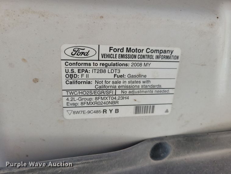 image for item LC9464 2008 Ford F150  pickup truck