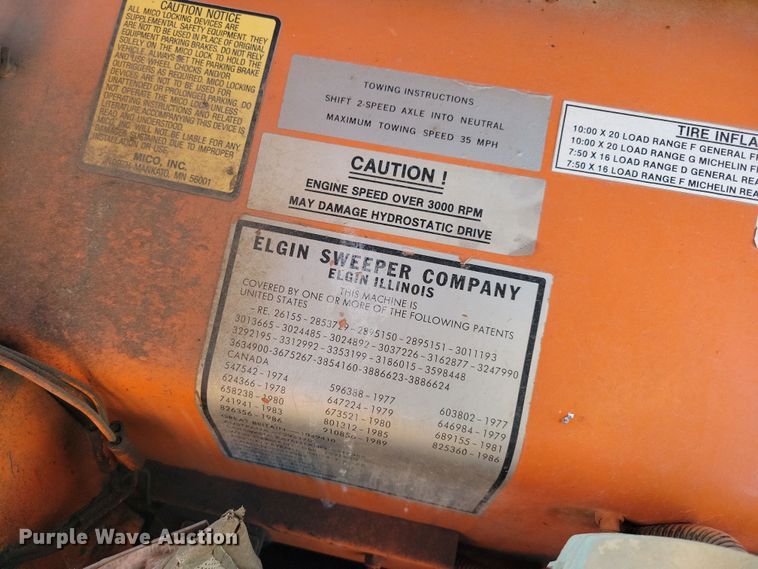 image for item LC9465 Elgin Pelican  sweeper