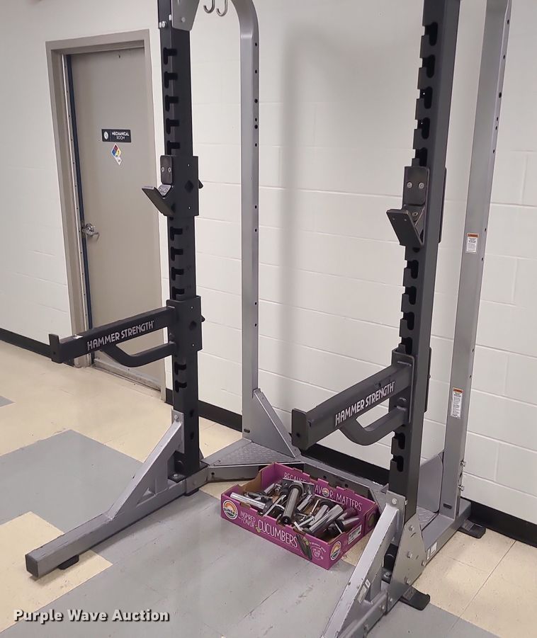 image for item LJ9418 Hammer Strength  squat rack