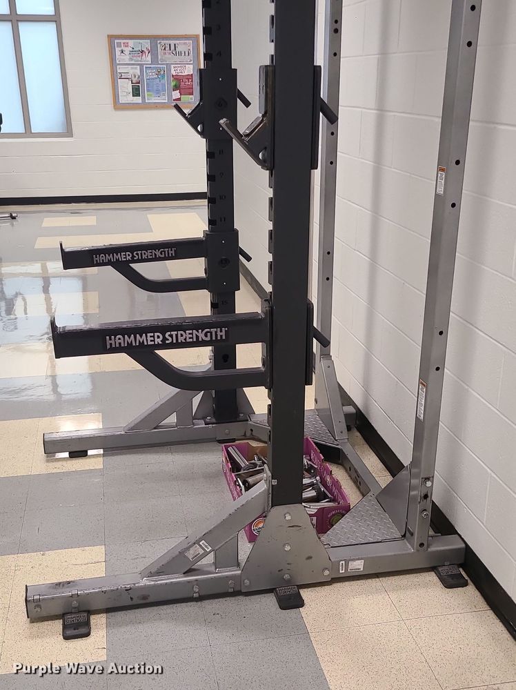 image for item LJ9418 Hammer Strength  squat rack