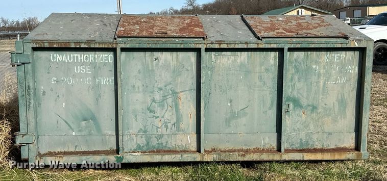 image for item LK9674 Roll-off dumpster