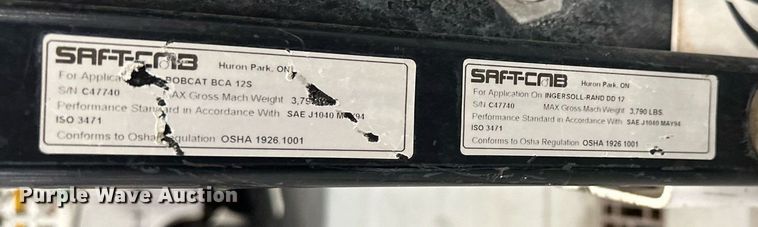 image for item LO9296 2003 Bobcat BCA12S  double drum vibratory roller