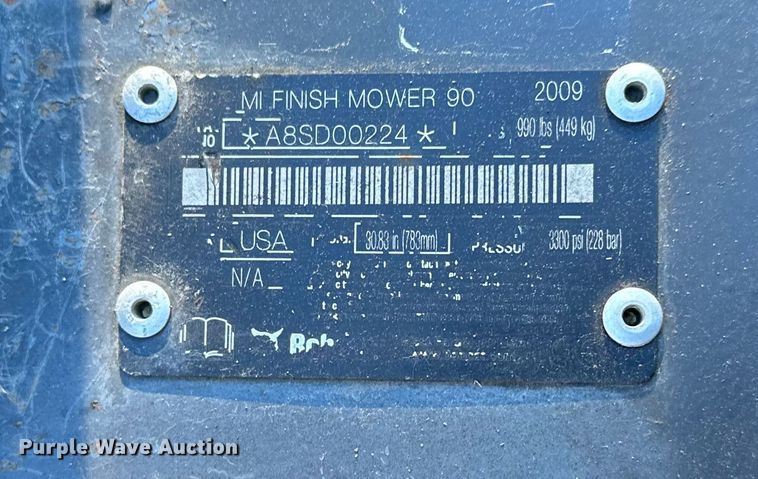 image for item LO9424 2009 Bobcat  skid steer finish mower