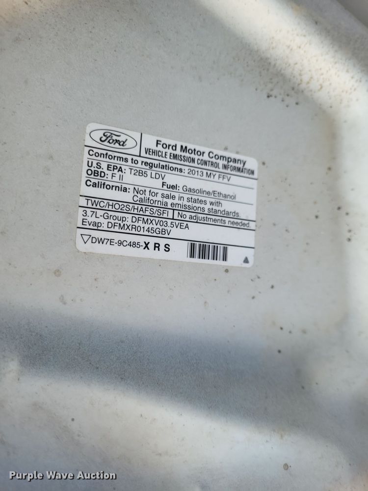 image for item MI9861 2013 Ford Taurus Police Interceptor