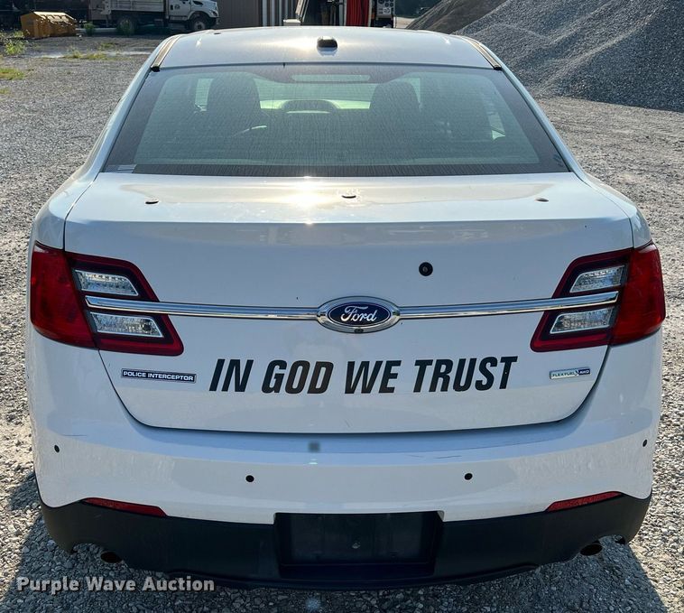 image for item NA9128 2017 Ford Taurus Police Interceptor