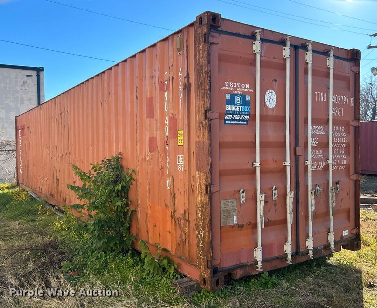 image for item NB9272 2000  Triton Container International Ltd. RC40-9B shipping container