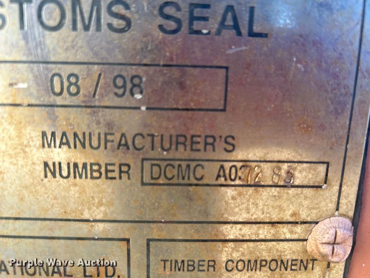 image for item NB9272 2000  Triton Container International Ltd. RC40-9B shipping container