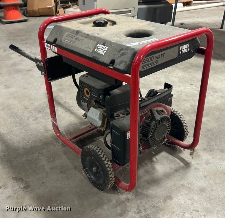image for item NB9276 Porter Cable 5500  generator