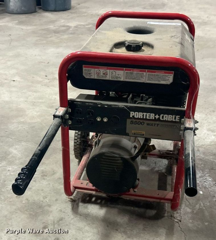 image for item NB9276 Porter Cable 5500  generator