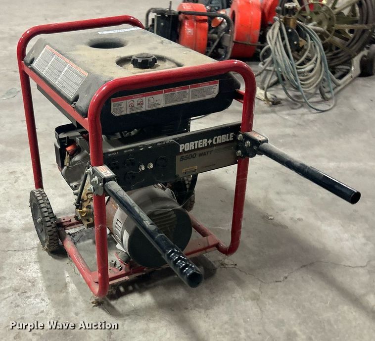 image for item NB9276 Porter Cable 5500  generator