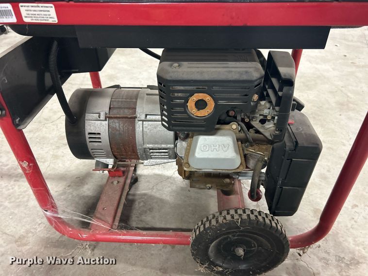 image for item NB9276 Porter Cable 5500  generator