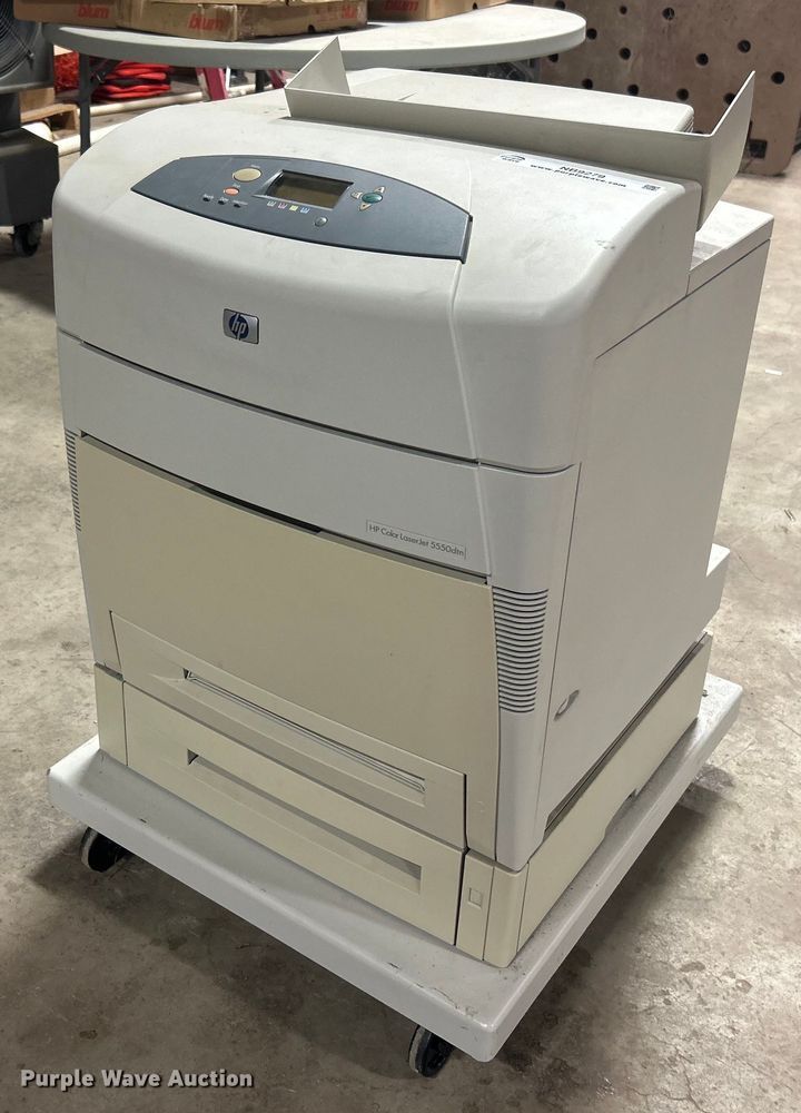 image for item NB9279 HP Color Laser Jet 5550DTN printer
