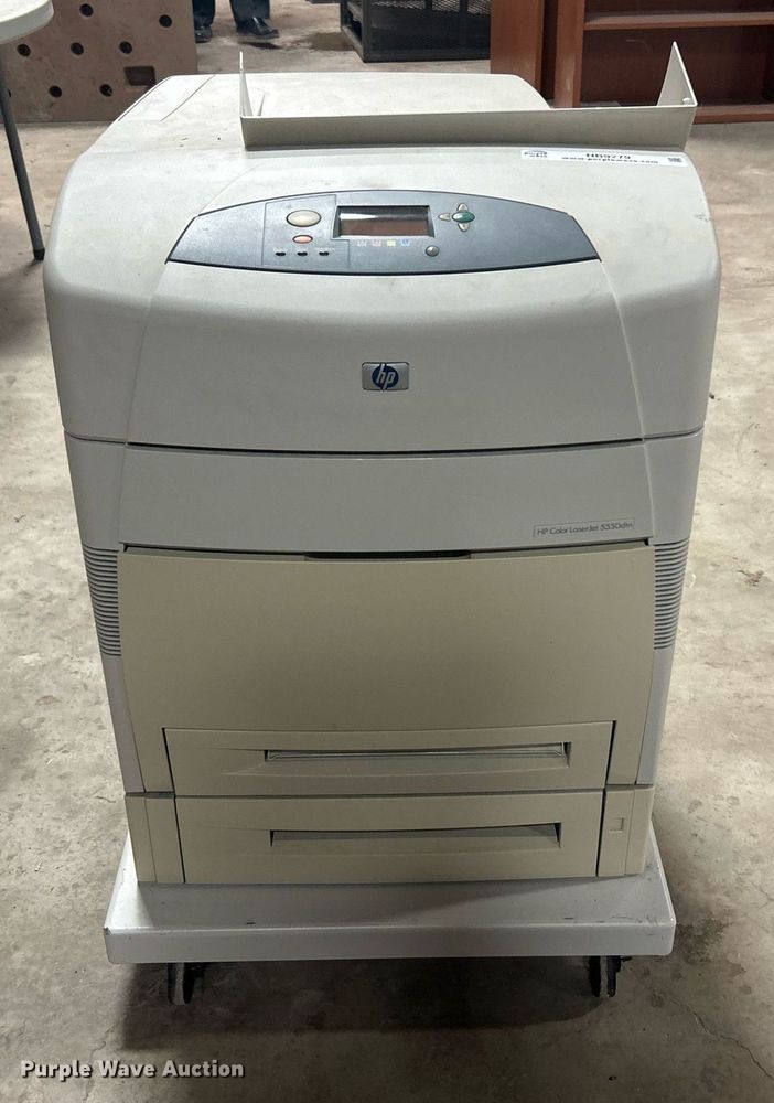 image for item NB9279 HP Color Laser Jet 5550DTN printer