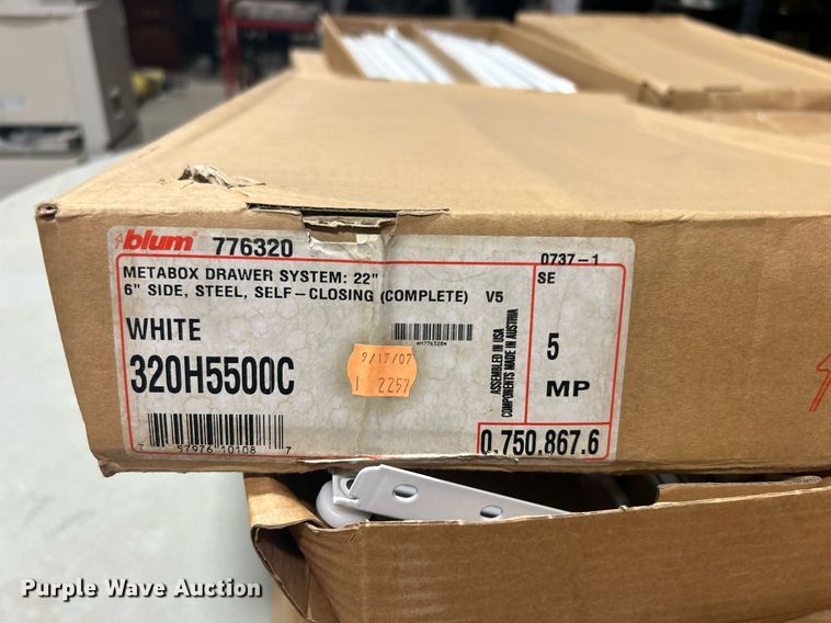 image for item NB9281 Approximately (180) Blum Metabox Drawer systems