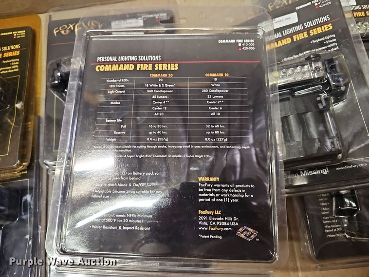 image for item NE9309 (8) FoxFury helmet lights