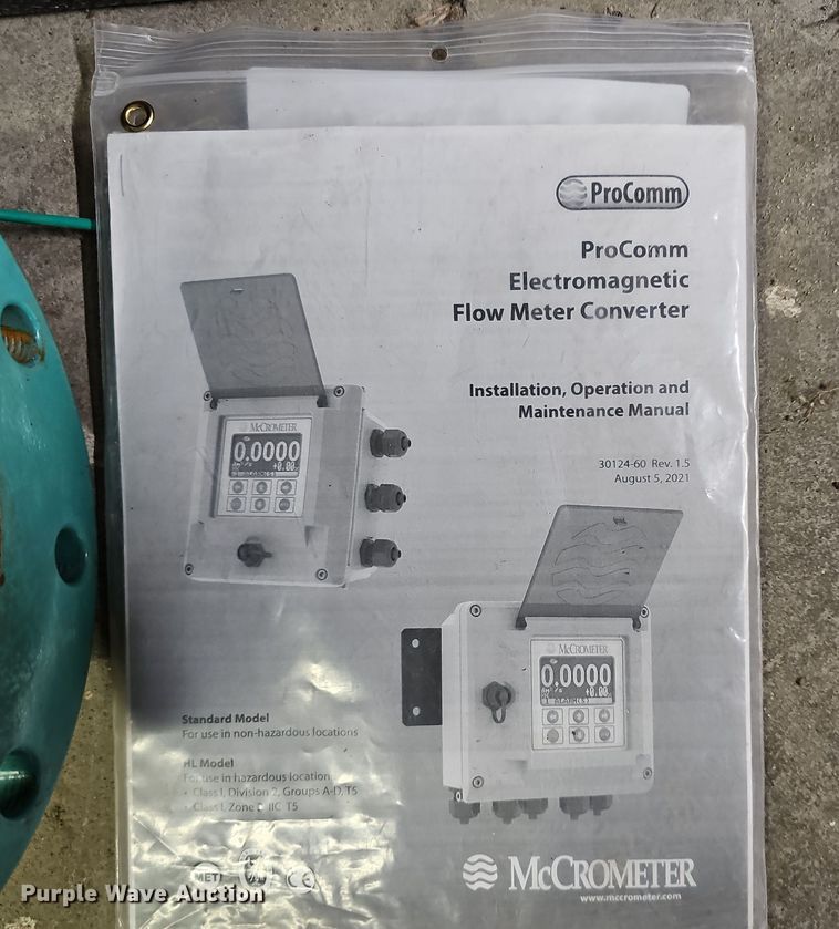image for item NE9310 McCrometer ultra mag flow meter