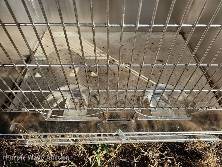 image for item NE9318 (3) double stainless steel kennels