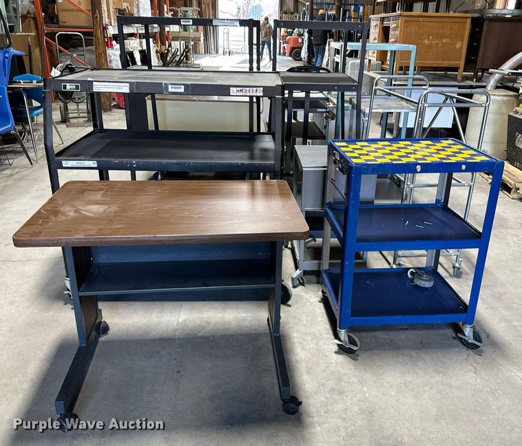 image for item NI9612 (14) rolling carts