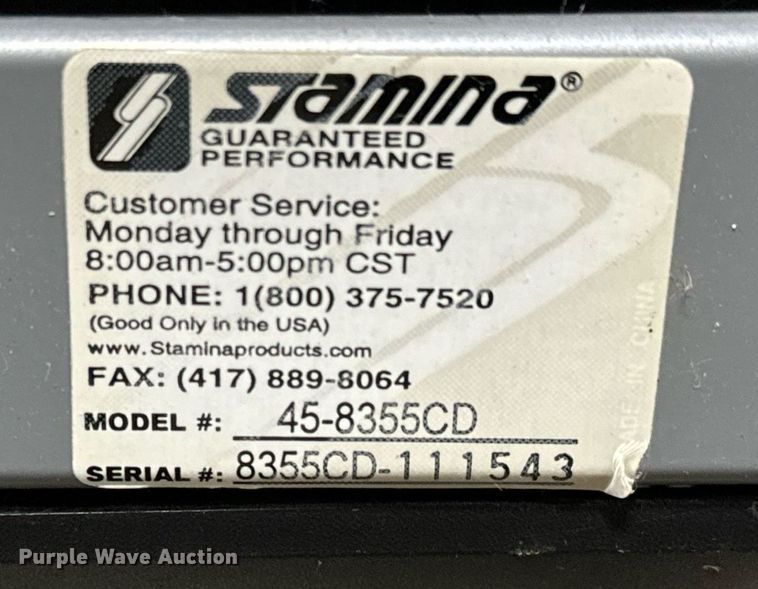 image for item NI9617 (3) Stamina 45-8355CD treadmills