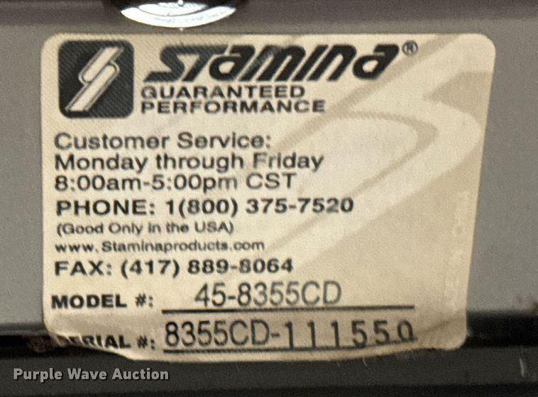 image for item NI9617 (3) Stamina 45-8355CD treadmills