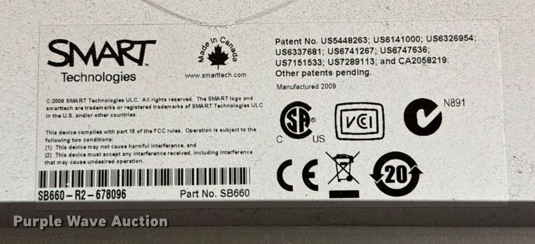 image for item NI9632 Approximately (44) Smart boards
