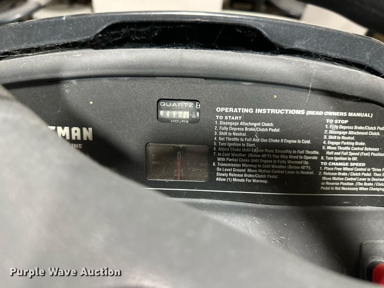 image for item NL9333 (2) Craftsman DGT6000 lawn mowers