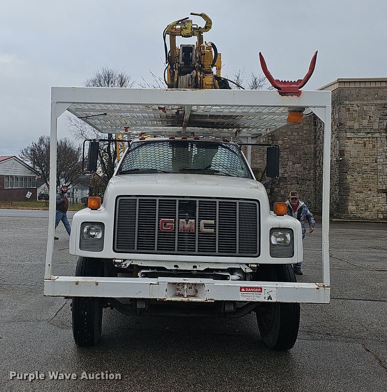 image for item NP9249 1994 GMC TopKick  digger derrick truck