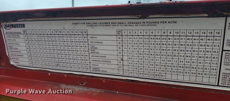 image for item NP9250 HayBuster 107  grain drill