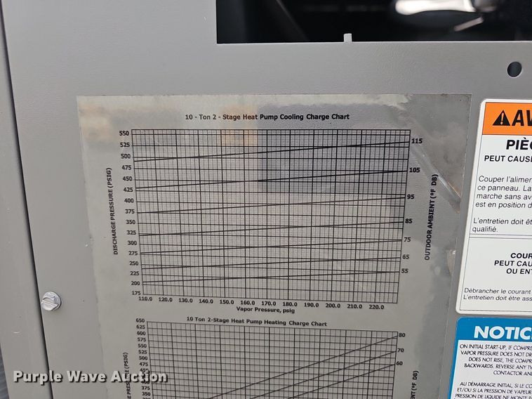 image for item NP9293 2020 RUUD RHPDZS120ADB000AB  HVAC Unit