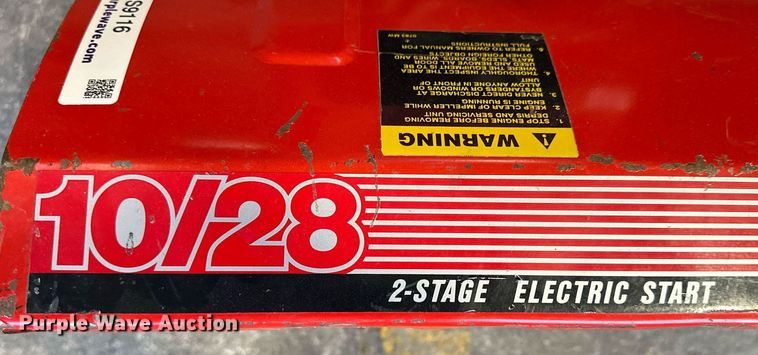 image for item NS9116 MTD 10/28  snow blower