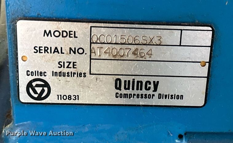 image for item NS9118 Quincy QC01506SX3  air compressor