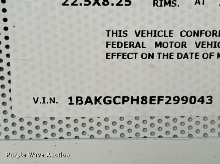 image for item OD9825 2014 Blue Bird Vision  school bus