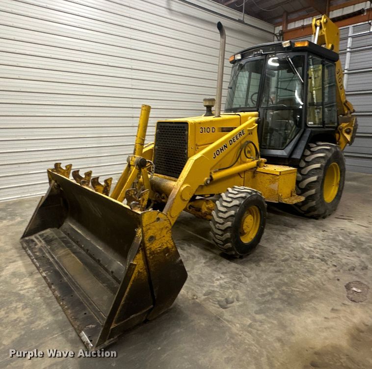 image for item OF9199 1992 John Deere 310D  backhoe