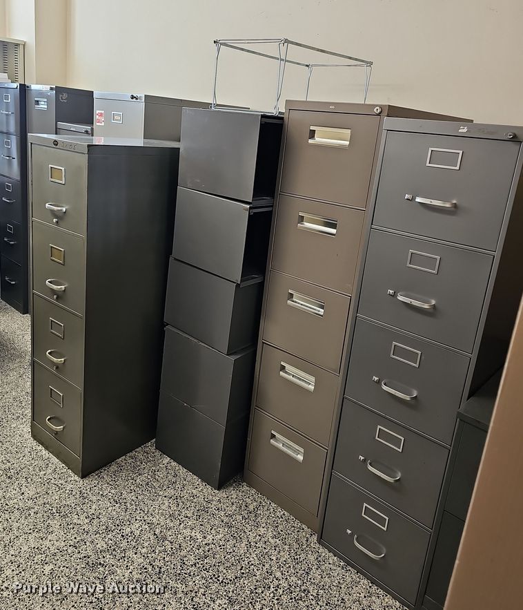 image for item OL9494 Approximately (20) metal file cabinets