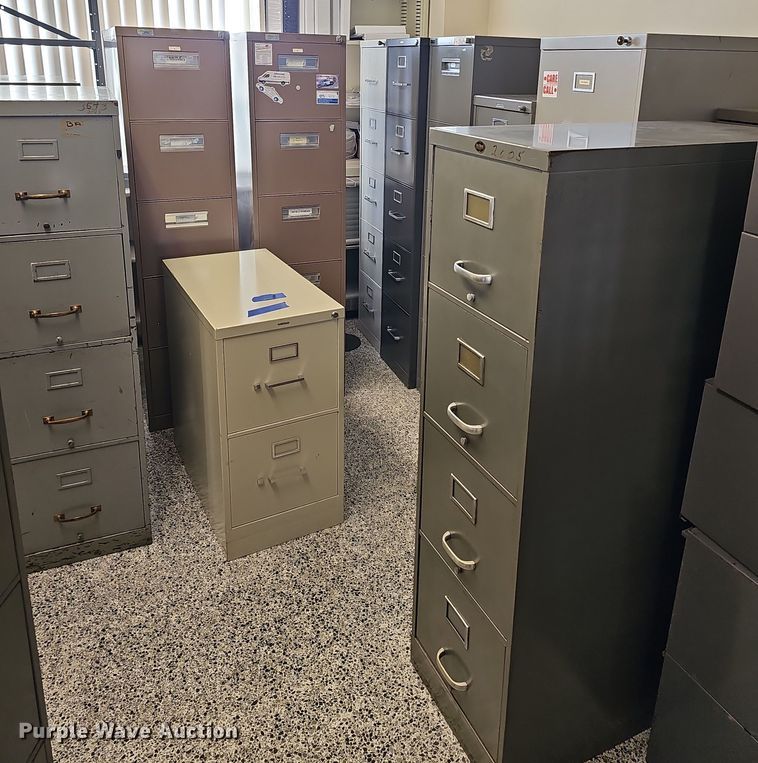 image for item OL9494 Approximately (20) metal file cabinets