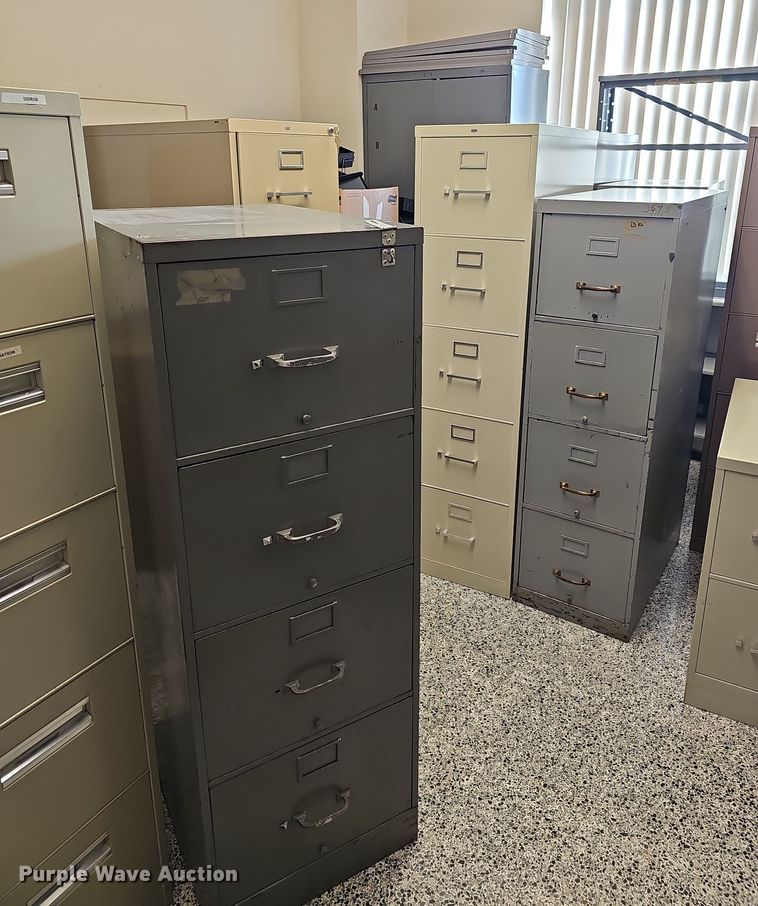 image for item OL9494 Approximately (20) metal file cabinets