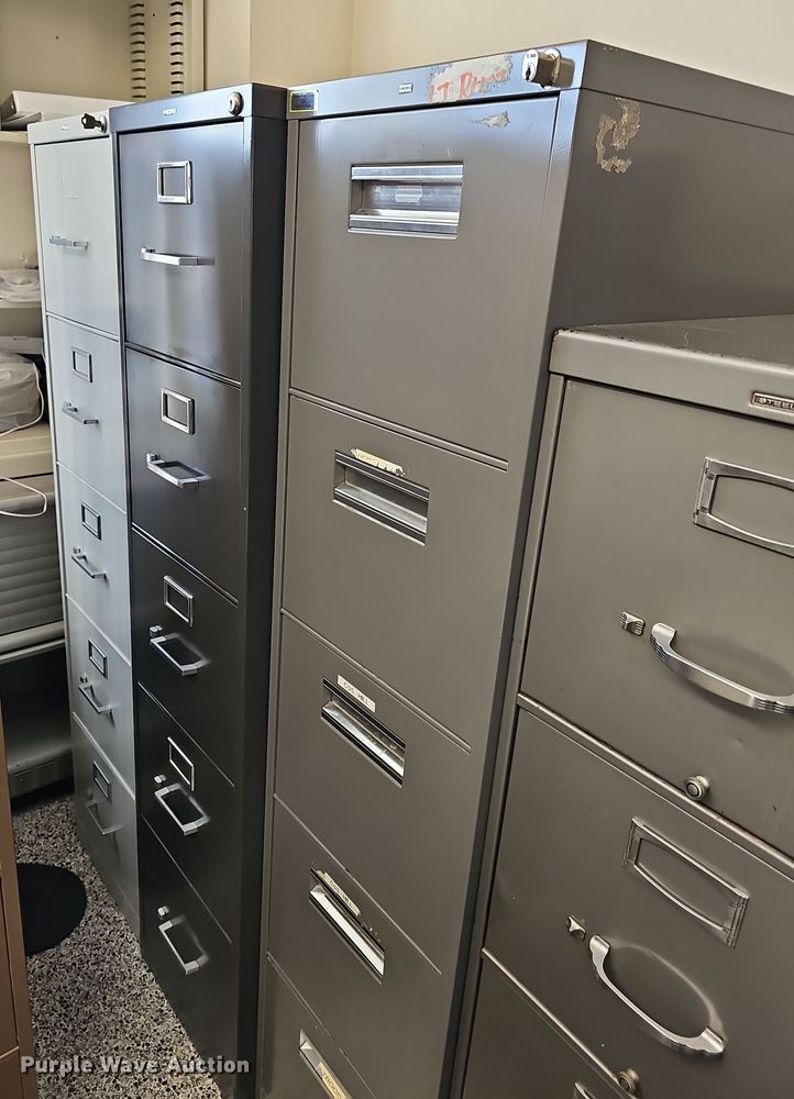 image for item OL9494 Approximately (20) metal file cabinets
